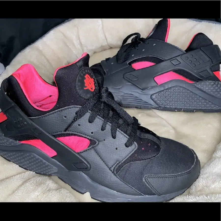 Giày Nike Air Huarache ‘Coral Black’ 318429-055 - Ảnh 4