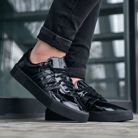 Giày Adidas Wmns Sambarose 'Patent Black' CG6618 - Ảnh 3