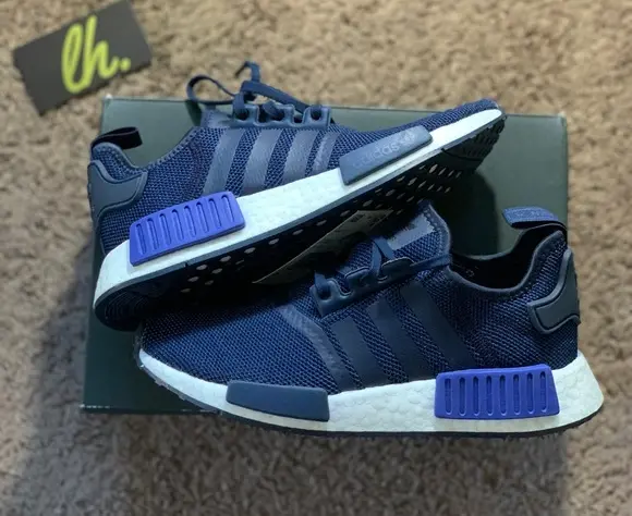 Alternative view of Giày Adidas NMD_R1 J 'Collegiate Navy' EE6675