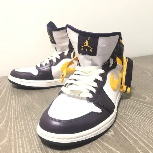 Giày Nike Air Jordan 1 High Strap 'Grand Purple' 342132-571 - Ảnh 6