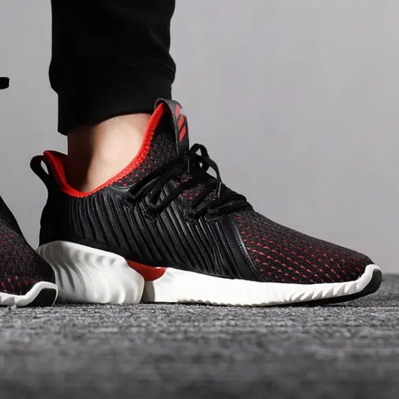 Giày Adidas Alphabounce Instinct Clima 'Black Active Red' D97313 - Ảnh 3