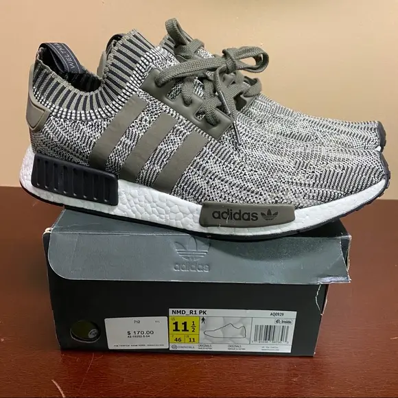Giày Adidas NMD R1 Primeknit 'Sesame Branch' AQ0929 - Ảnh 3