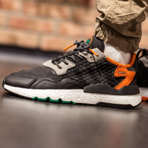 Giày Adidas Nite Jogger 'Cordura Black Orange' EE5549 - Ảnh 4