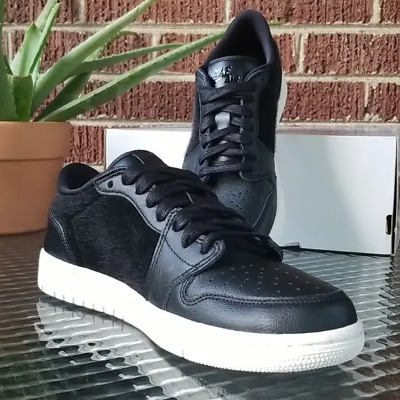 Giày Nike Wmns Air Jordan 1 Retro Low NS 'Black' AO1935-001 - Ảnh 3