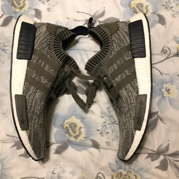 Giày Adidas NMD R1 Primeknit 'Sesame Branch' AQ0929 - Ảnh 4