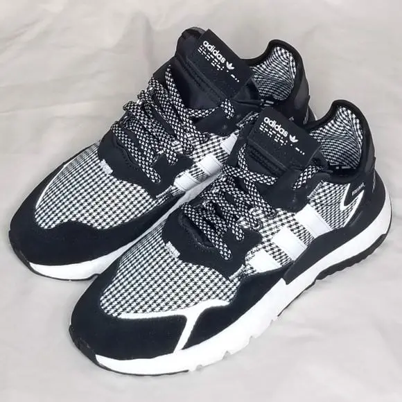 Giày Adidas Nite Jogger 'Black White' FV3854 - Ảnh 3