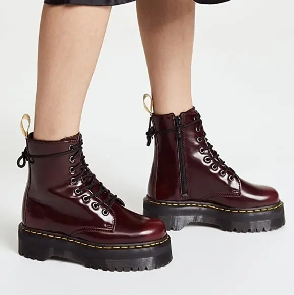Giày Dr. Martens Vegan 101 Ankle Boot 'Cherry Red' 23985600 - Ảnh 3