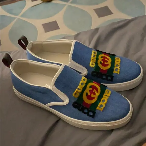Giày Gucci Slip-On 'Dublin Blue' 548644-9B5D0-4380 - Ảnh 3
