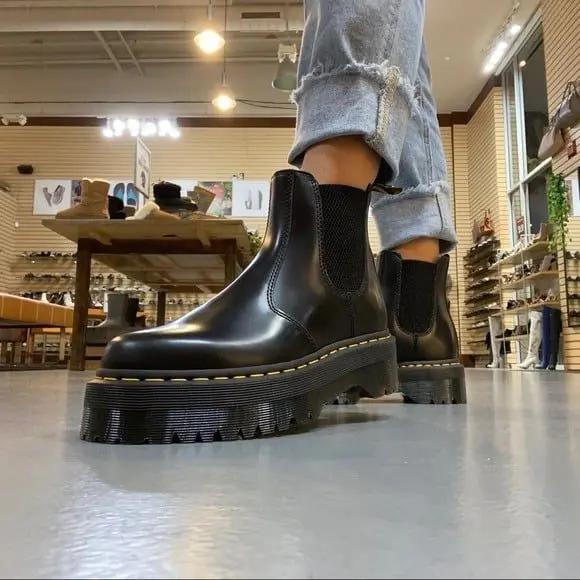 Giày Dr. Martens 2976 Quad 'Black' 24687001 - Ảnh 3