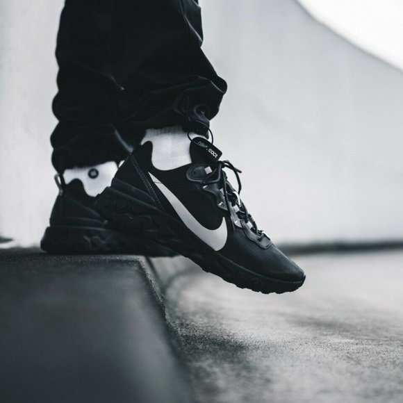 Giày Nike React Element 55 'Black Reflect' BV1507-002 - Ảnh 4