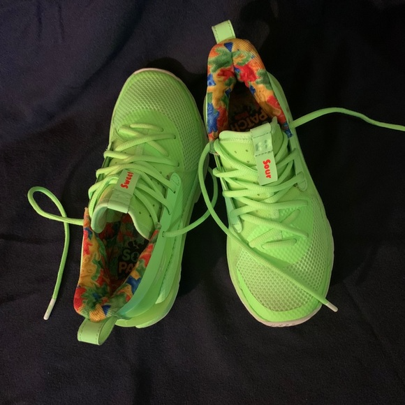 Giày Under Armour Curry 7 'Sour Patch Kids Lime' 3021258-302 - Ảnh 4
