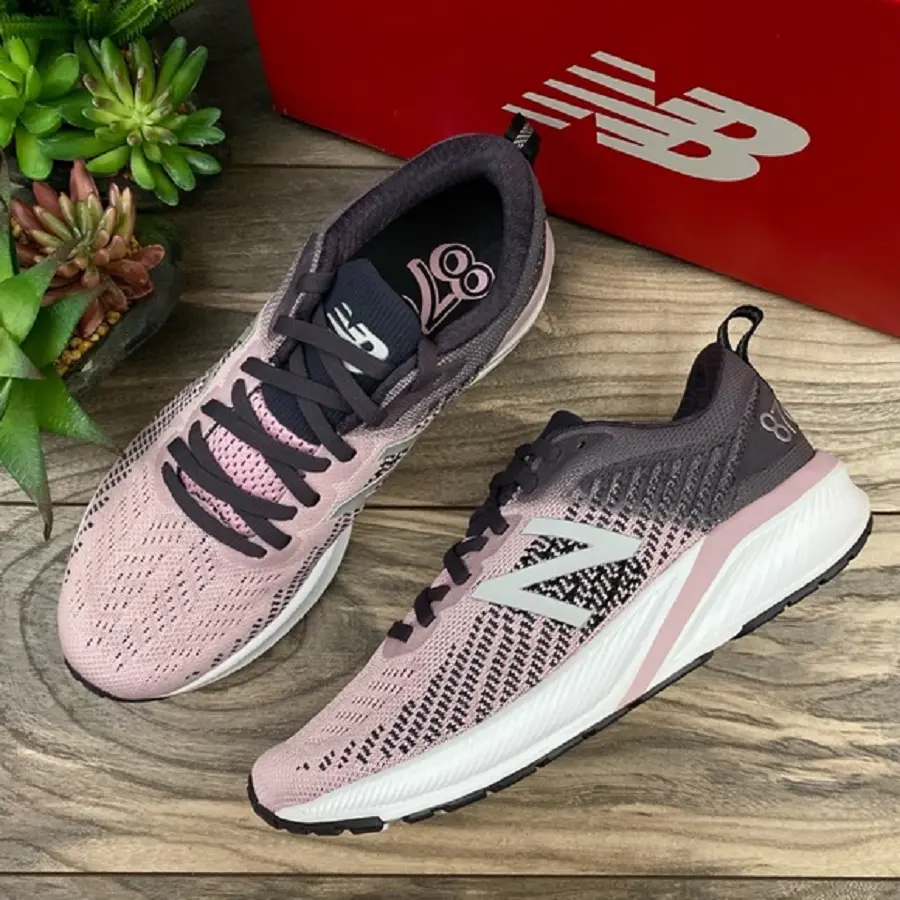 Alternative view of Giày New Balance 870v5 B-Wide 'Purple Pink' W870RP5