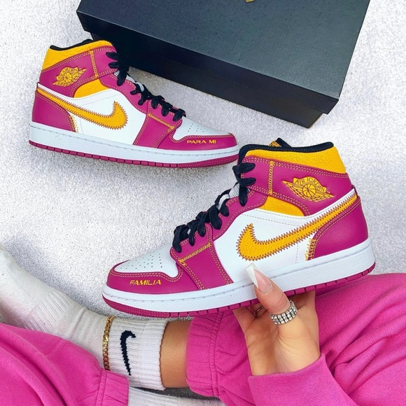 Giày Nike Air Jordan 1 GS 'Día de Muertos' DC0500-100 - Ảnh 2