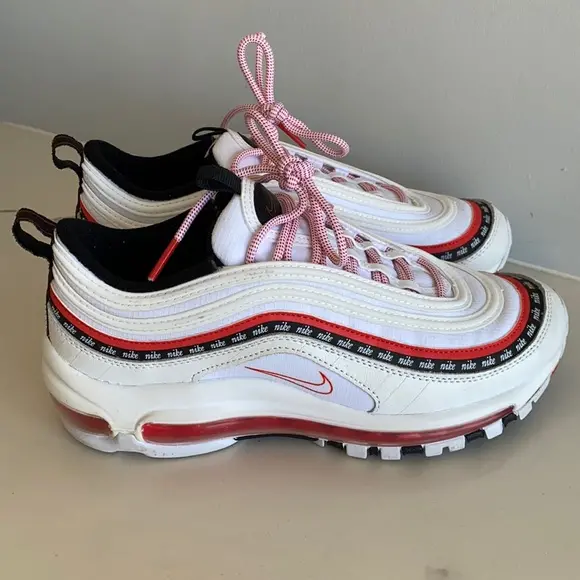 Alternative view of Giày Nike Air Max 97 GS 'Script Swoosh' CQ4817-100