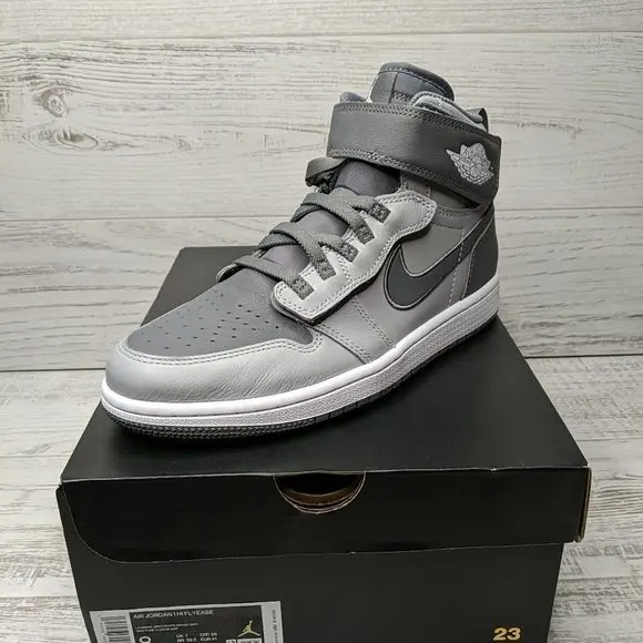 Giày Nike Air Jordan 1 High FlyEase GS 'Light Smoke Grey' DC7986-003 - Ảnh 3