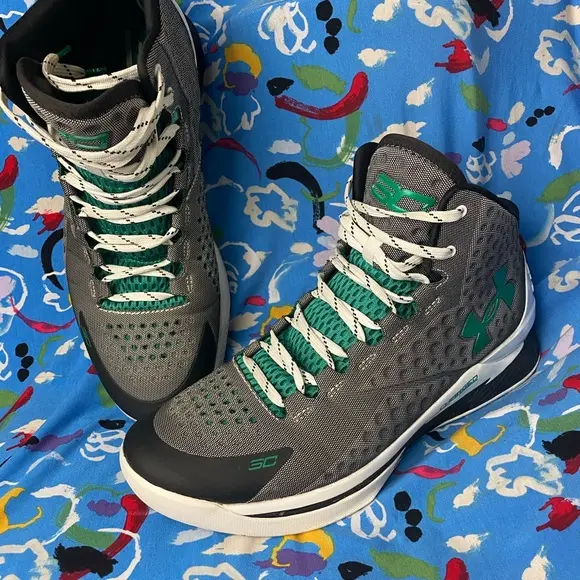 Giày Under Armour Curry 1 'Golf' 1258723-100 - Ảnh 4