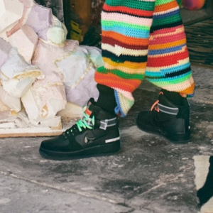 Alternative view of Giày Nike Lauren Halsey x Air Force 1 High LE 'ALL FOR 1 LA' CU3052-001