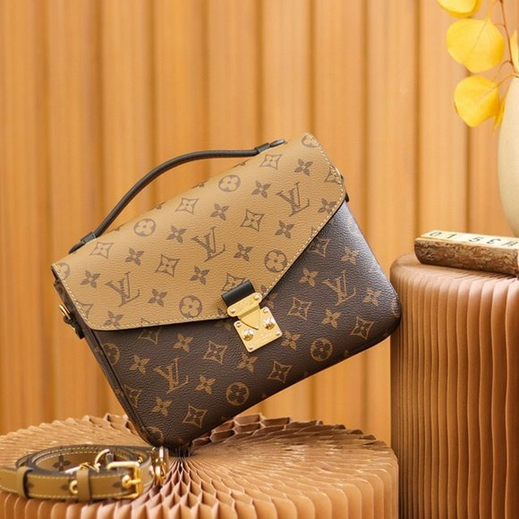 Túi Louis Vuitton Pochette Metis Monogram Reverse M44876 - Ảnh 4
