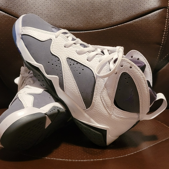 Giày Nike Air Jordan 7 Retro GS 'Flint' 2021 DJ2777-100 - Ảnh 4