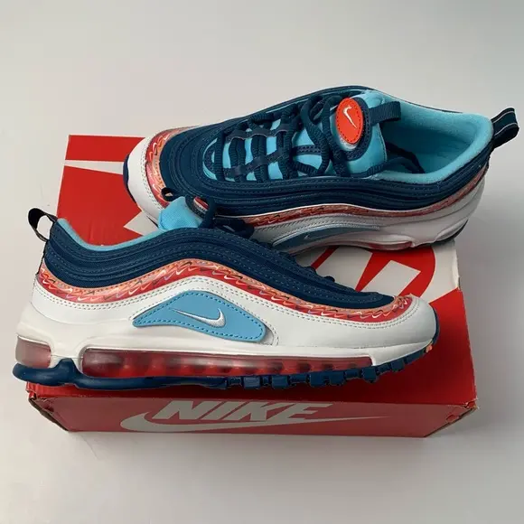 Alternative view of Giày Nike Air Max 97 GS 'Swoosh Chain' CQ4818-400