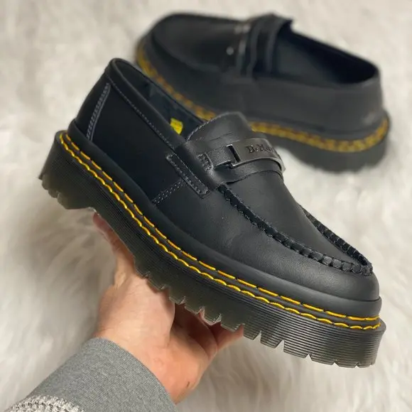 Giày Dr. Martens Penton Bex Double Stitch 'Black' 27876001 - Ảnh 4