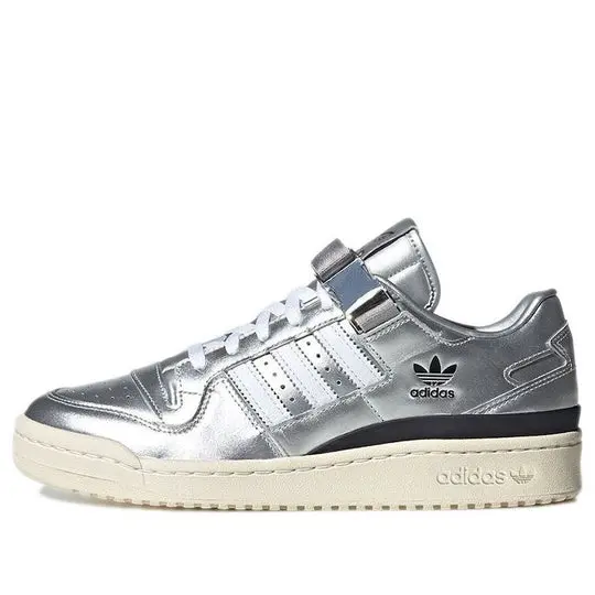 Alternative view of Giày Adidas Originals Forum Low x Atmos 'Metallic Silver' GV9224