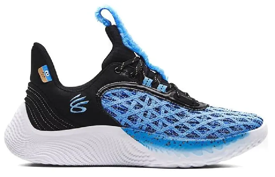 Giày Under Armour Curry Flow 9 'Sesame Street Cookie Monster' GS 3024249-404