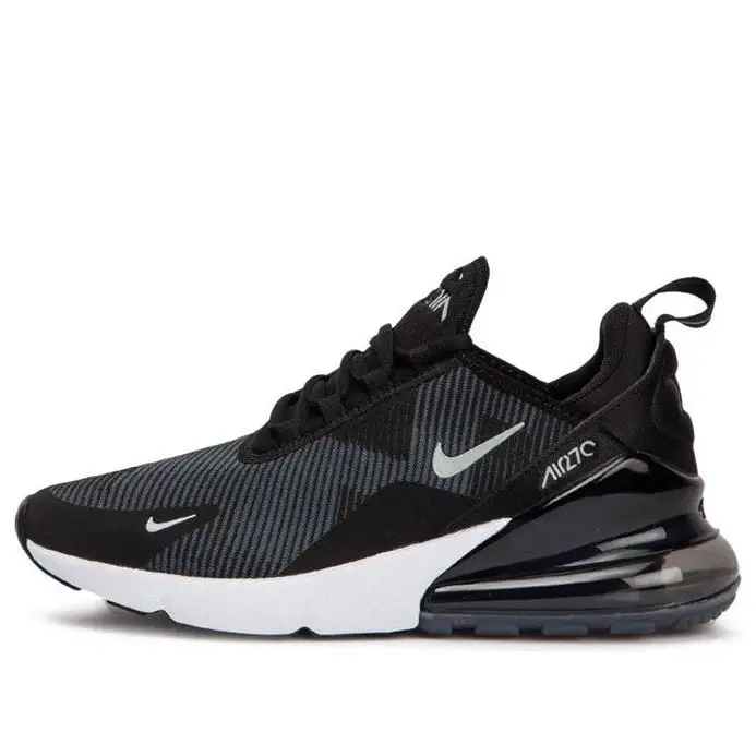 Alternative view of Giày Nike Air Max 270 Knit Jacquard GS 'Black' AR0301 008