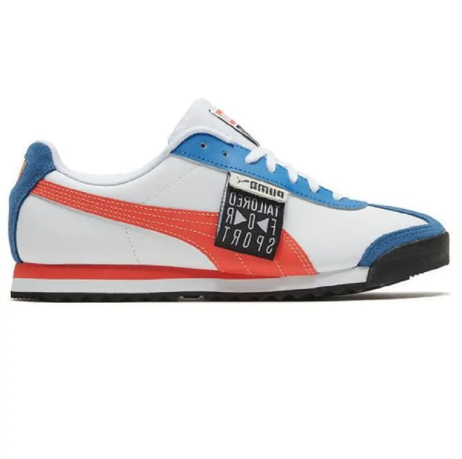 Giày Puma Roma Classic Sports ‘White Blue’ 371614-02