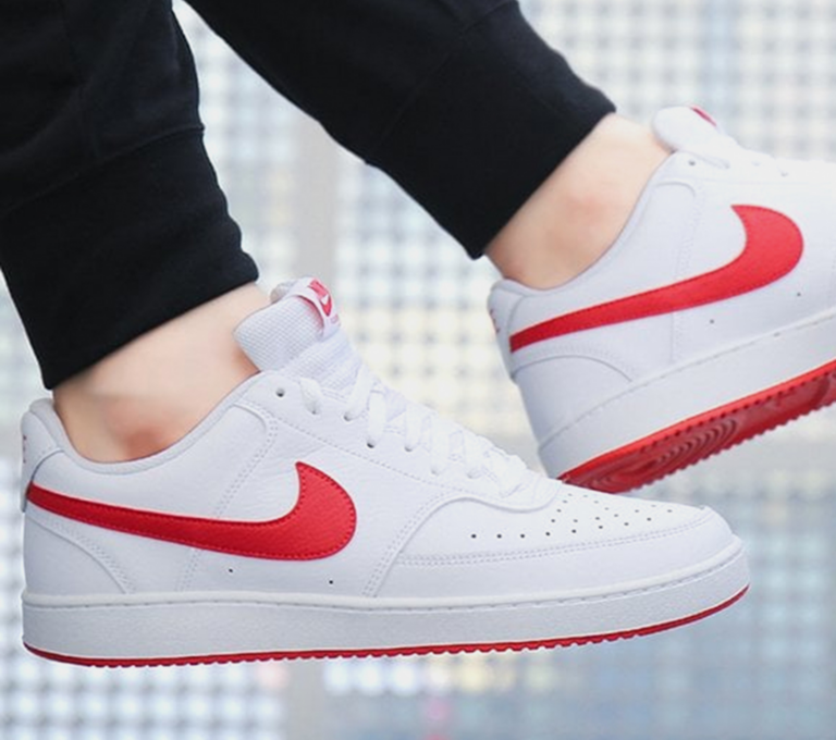 Giày Nike Court Vision Low 'White University Red' CD5463-102 - Ảnh 3