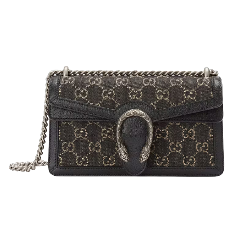 Túi Gucci Dionysus Small GG Shoulder Black Leather 499623-UN3BN-1274