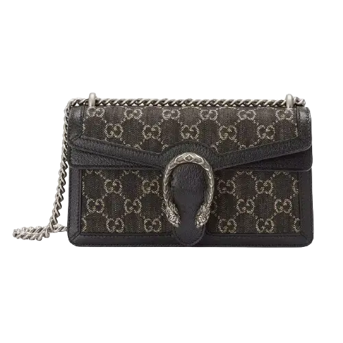 Túi Gucci Dionysus Small GG Shoulder Black Leather 499623-UN3BN-1274