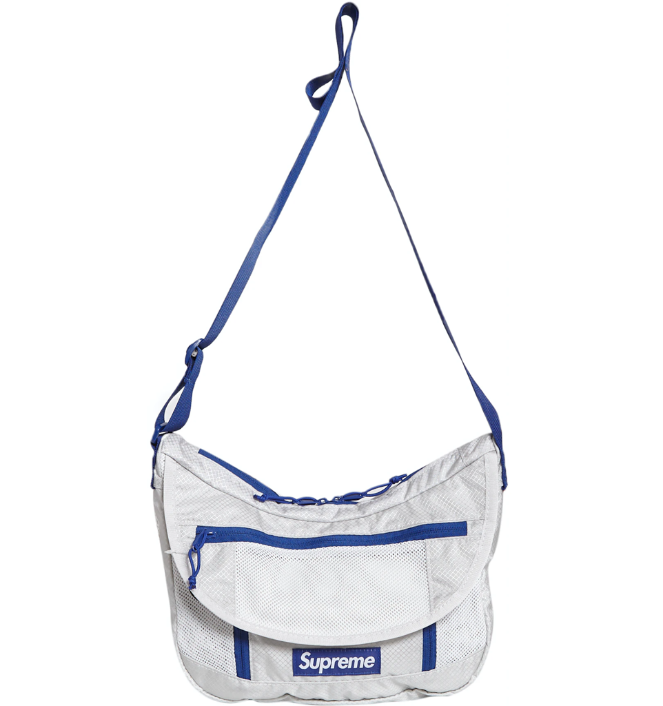 Túi Supreme Small Messenger Bag 'Silver Blue'