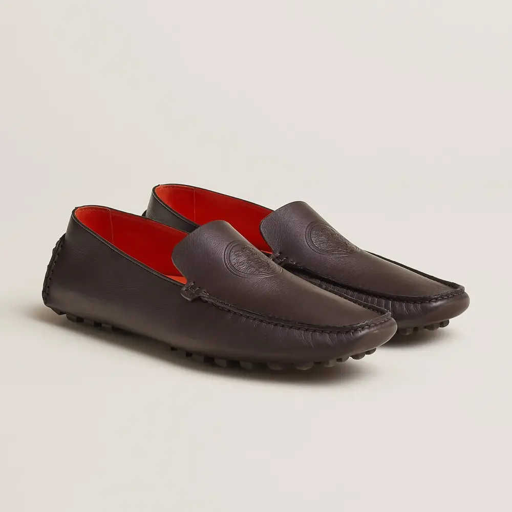 Giày Hermes Gustave Loafer 'Marron Ébène' H231967ZHME400 - Ảnh 4
