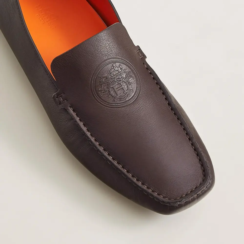 Alternative view of Giày Hermes Gustave Loafer 'Marron Ébène' H231967ZHME400