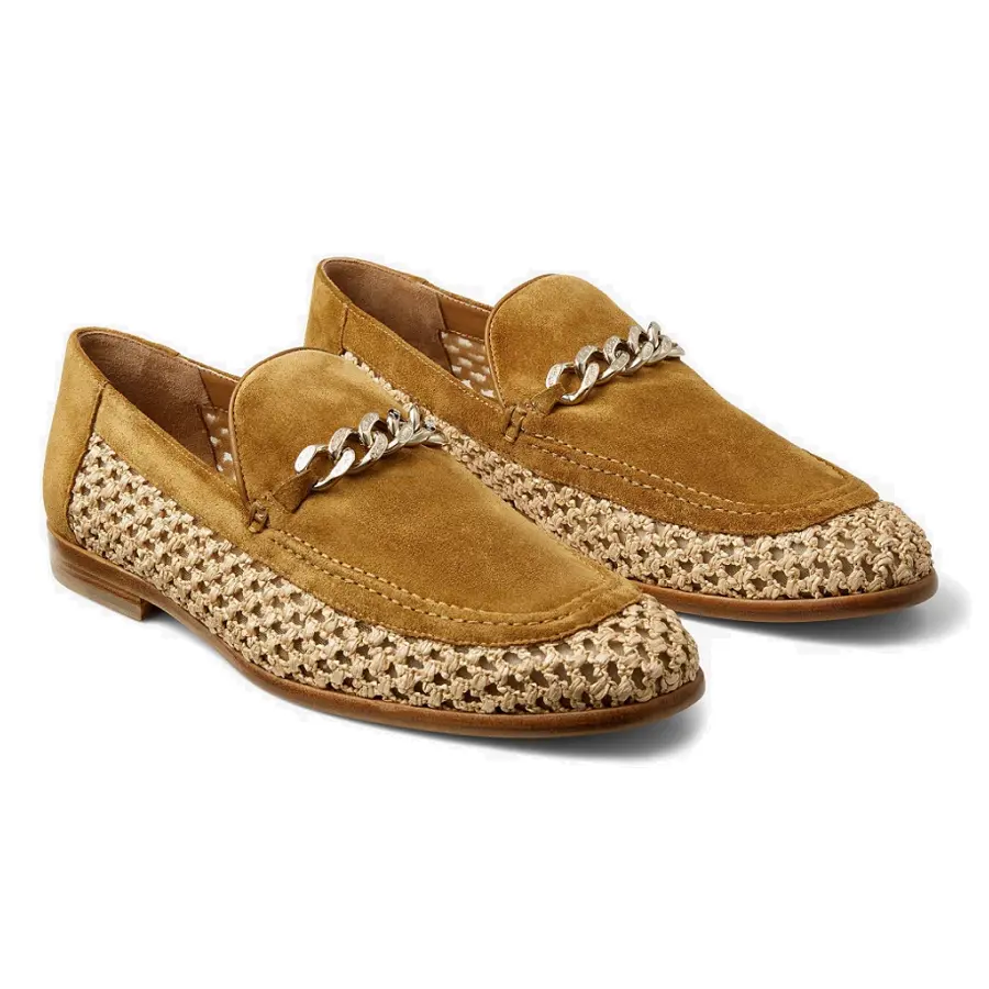 Giày Jimmy Choo Marti 'Camel Velvet' MARTIKFF121725 - Ảnh 2
