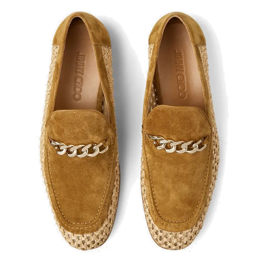 Giày Jimmy Choo Marti 'Camel Velvet' MARTIKFF121725 - Ảnh 4