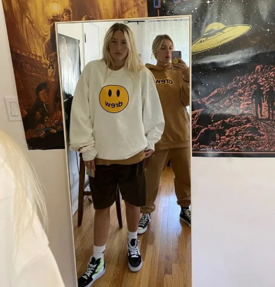 Áo Drew House Mascot Crew Neck Off White - Ảnh 3