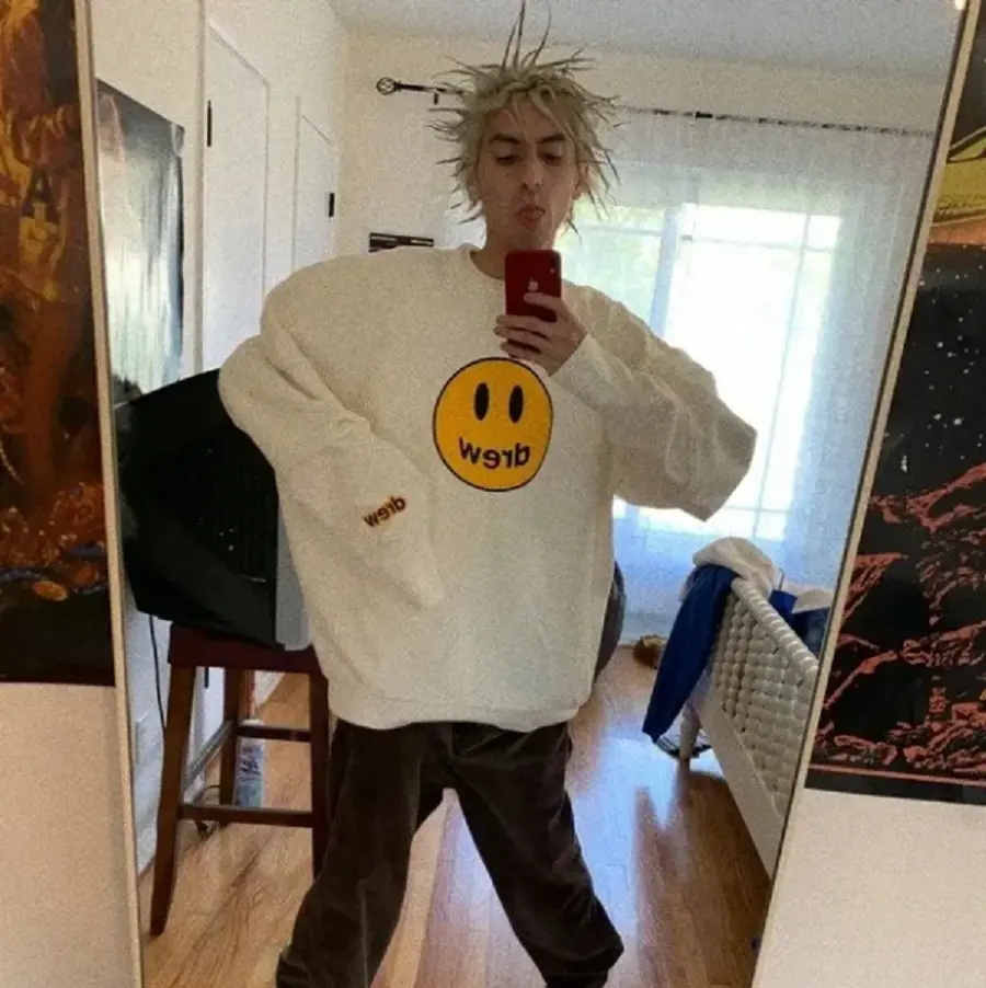 Alternative view of Áo Drew House Mascot Crew Neck Off White