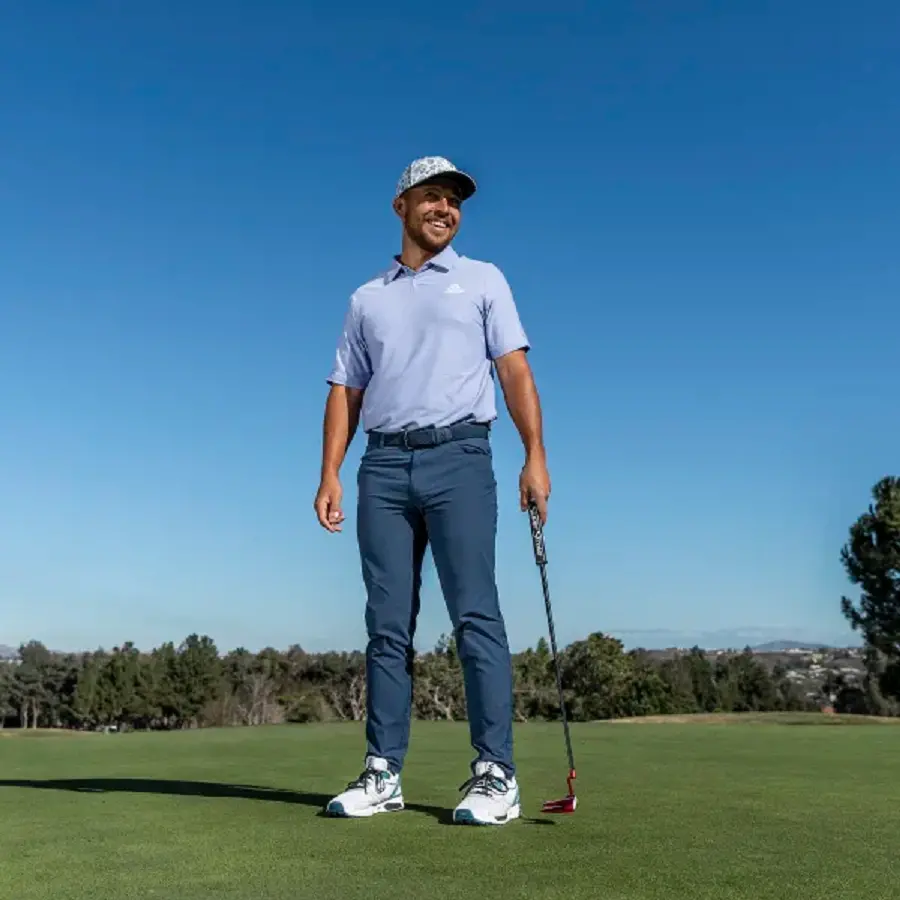 Alternative view of Giày Golf Adidas Adicross ZX Primeblue 'White Orbit Indigo' FZ2192