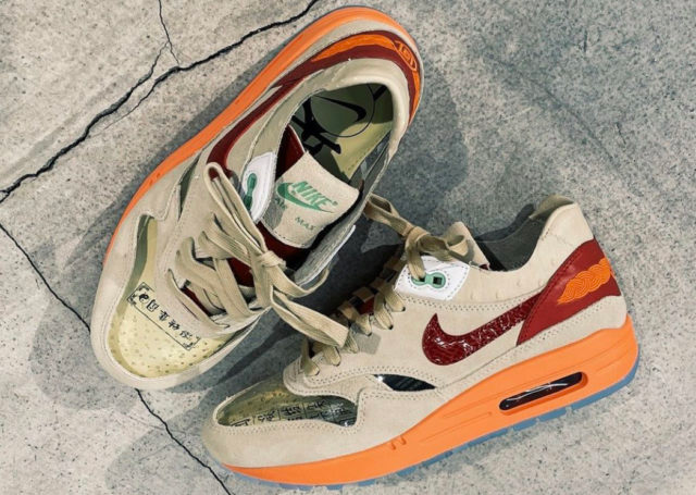 Giày Nike x Clot Air Max 1 Net DD1870-100 - Ảnh 4