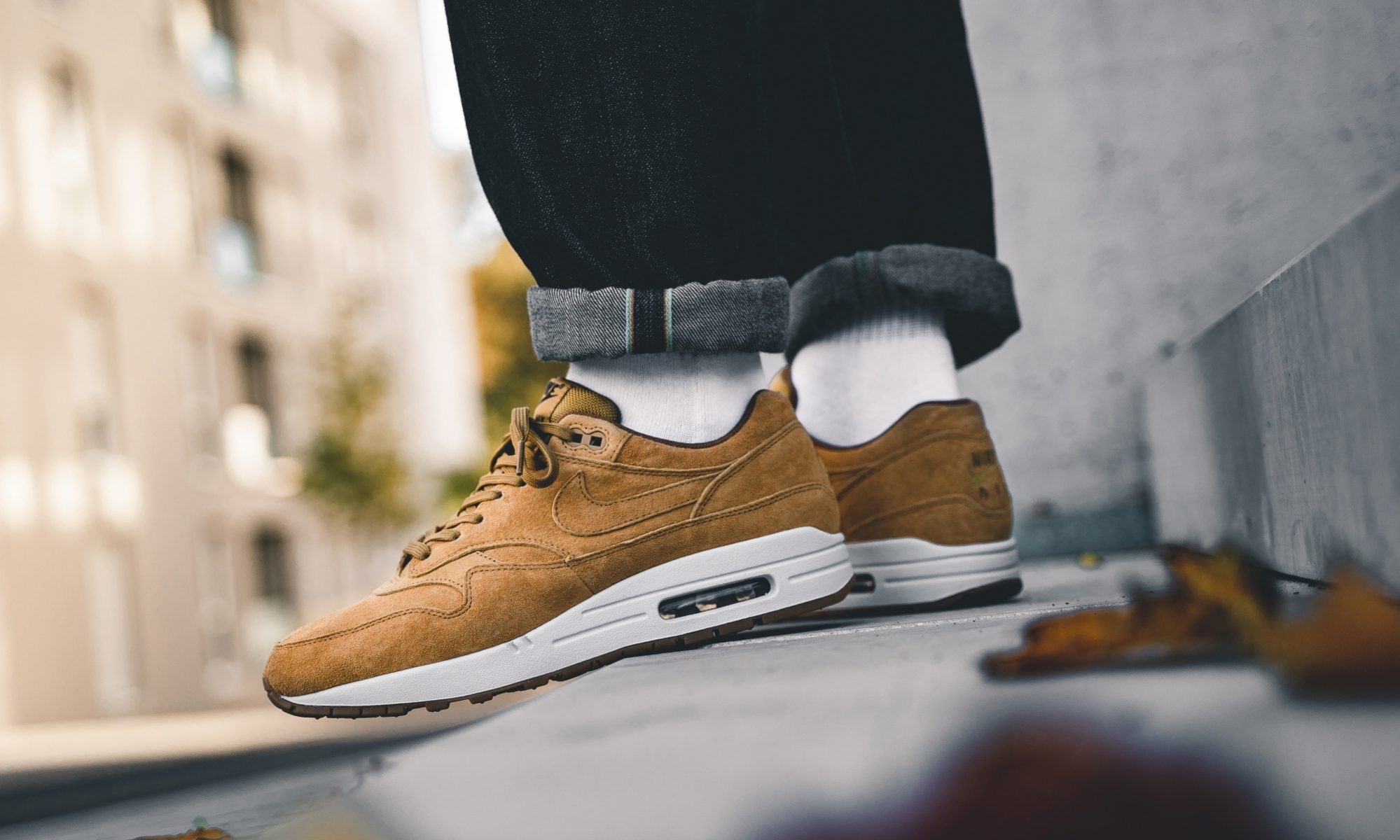Giày Nike Air Max 1 Premium 'Wheat' 875844-701 - Ảnh 4