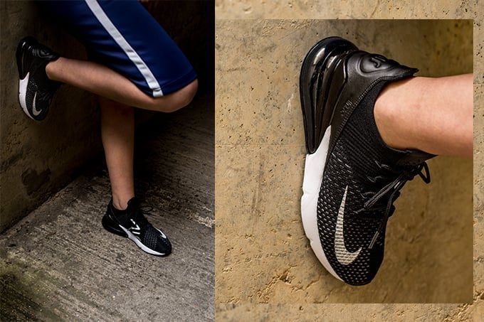 Giày Nike Air Max 270 Flyknit 'Black White' AH6803-001 - Ảnh 3