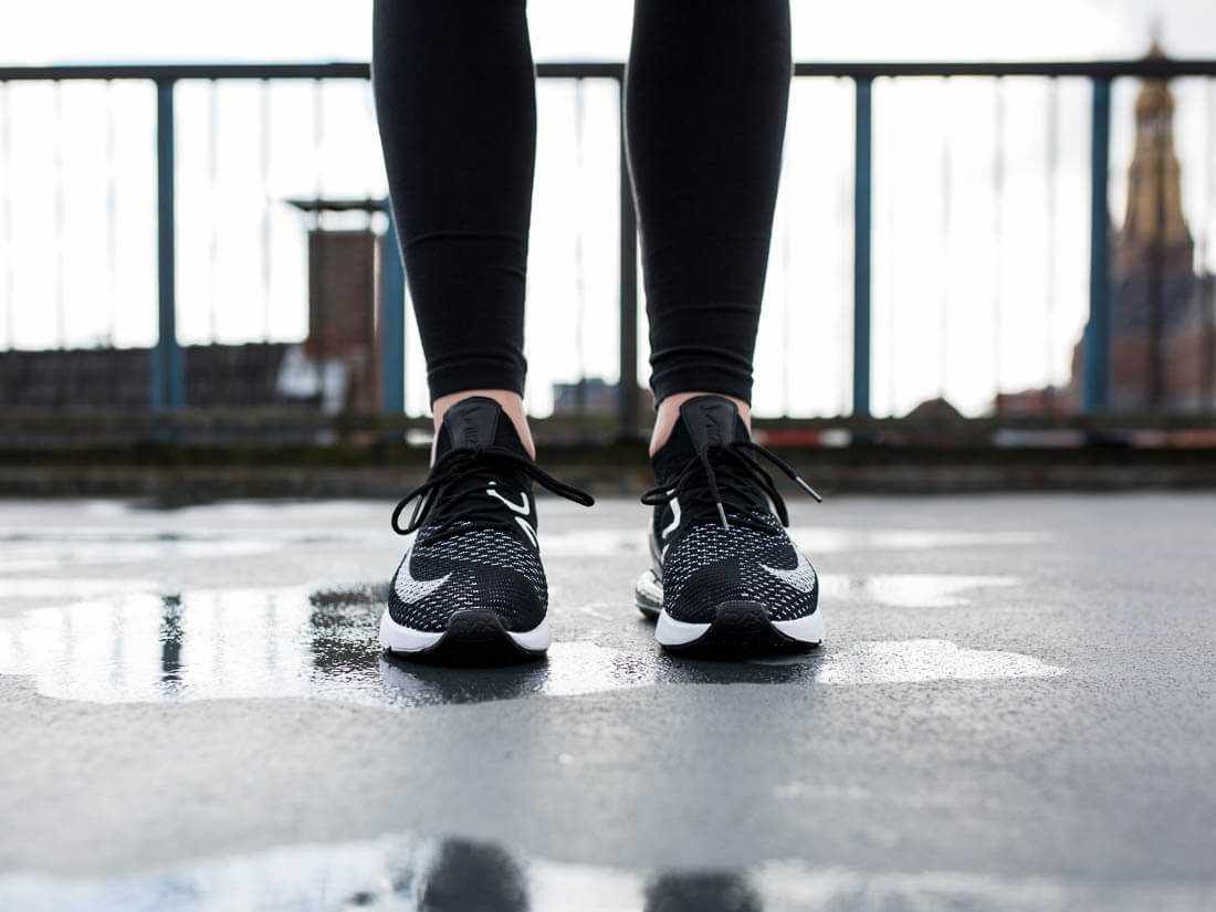 Giày Nike Air Max 270 Flyknit 'Black White' AH6803-001 - Ảnh 5