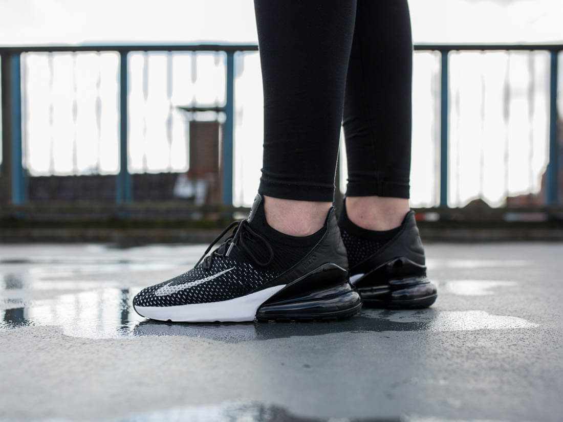 Giày Nike Air Max 270 Flyknit 'Black White' AH6803-001 - Ảnh 6