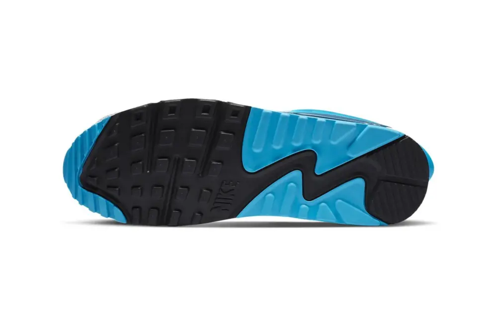 Giày Nike Air Max 90 FlyEase GS 'White Industrial Blue' CV0526-103 - Ảnh 5