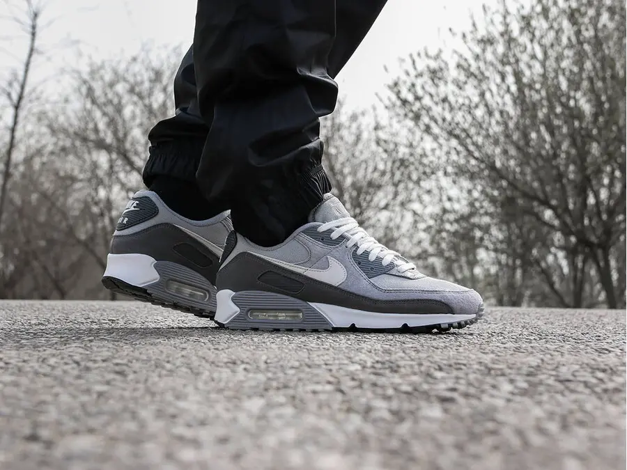 Giày Nike Air Max 90 Premium 'Light Smoke Grey' DA1641-001 - Ảnh 7