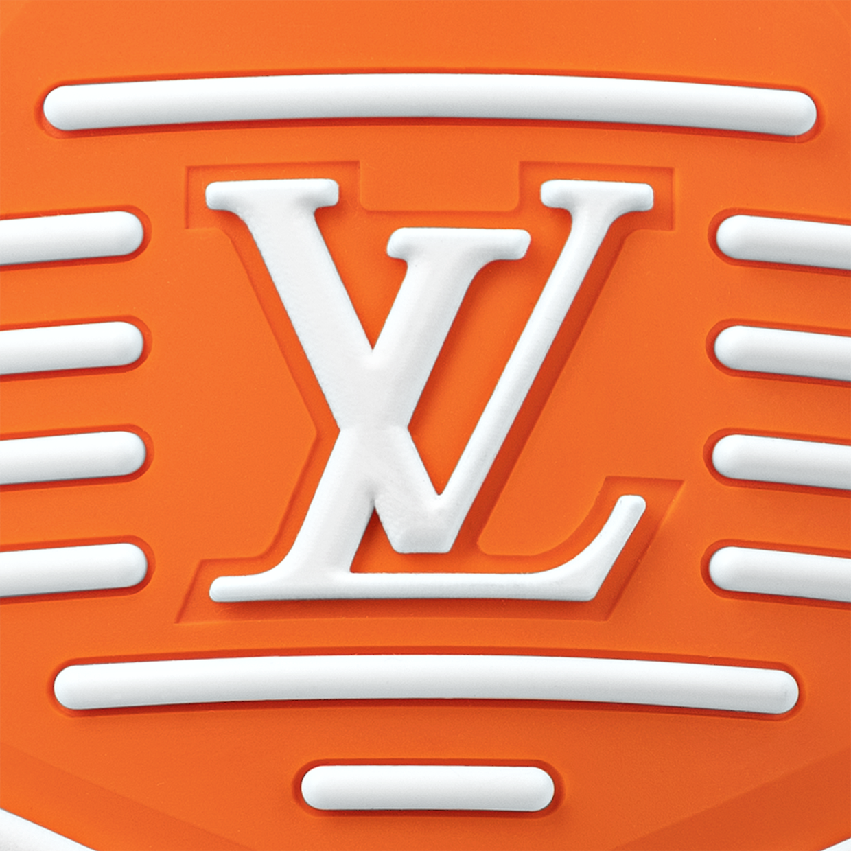 Giày Louis Vuitton Maxi Trainers 'Orange' 1AB8SX - Ảnh 4