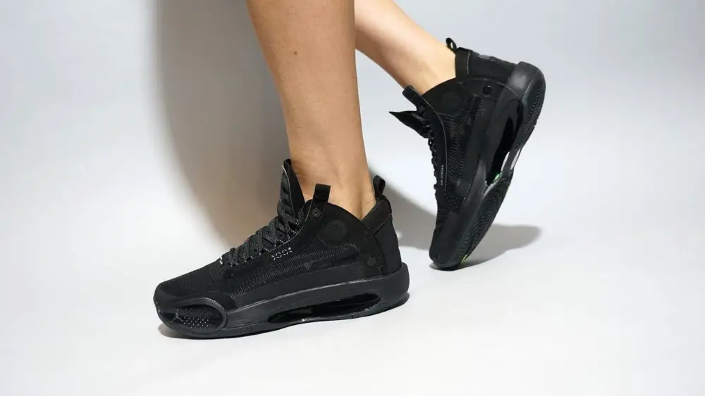 Giày Air Jordan 34 GS 'Black Cat' BQ3384-003 - Ảnh 3