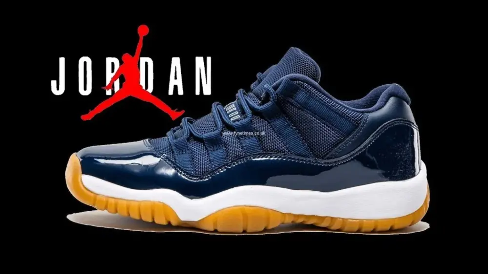 Giày Nike Air Jordan 11 GS Retro Low 'Navy Gum' 528896-405 - Ảnh 3